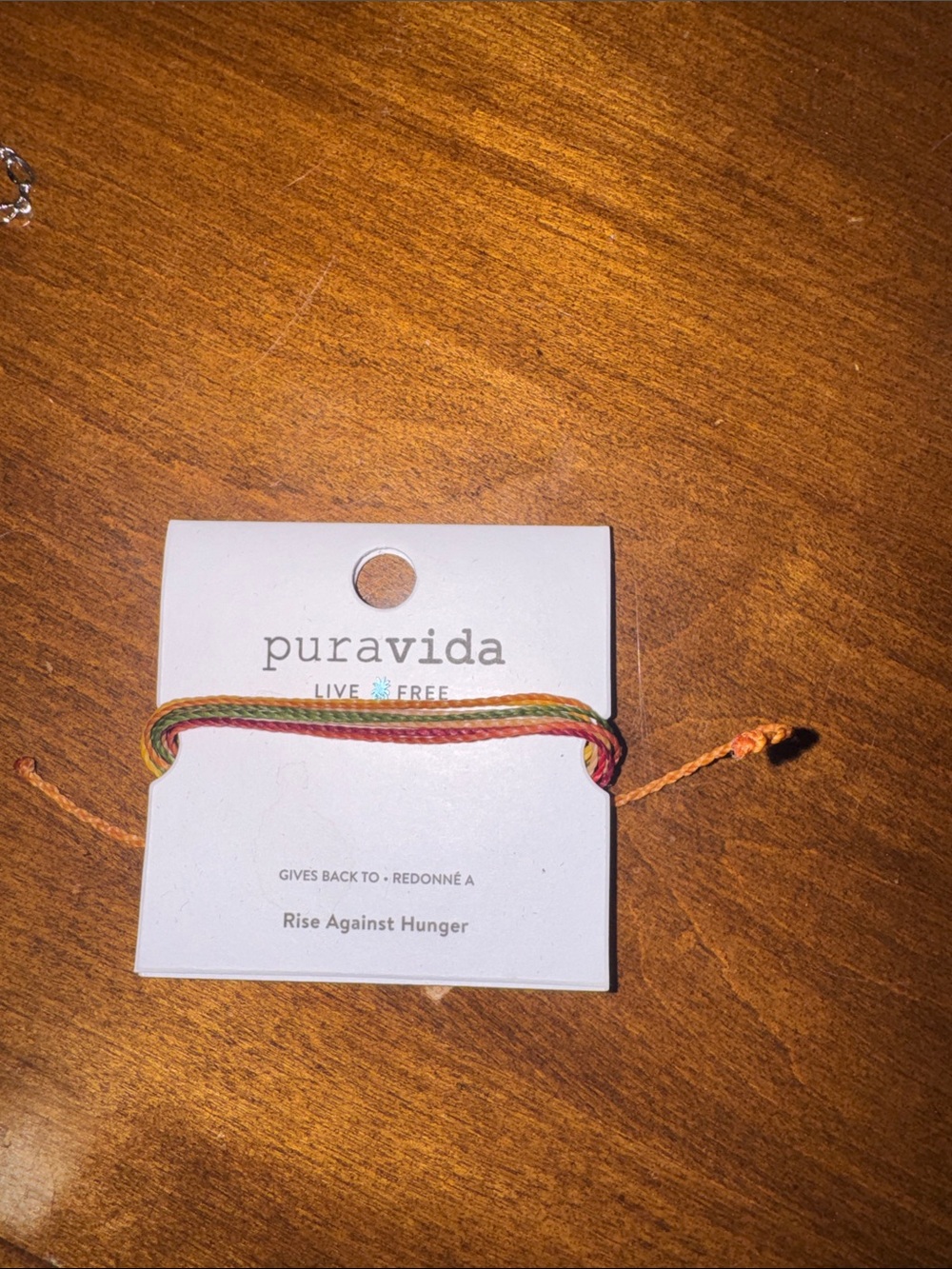 Pura Vida Multicolor Rainbow String Bracelet